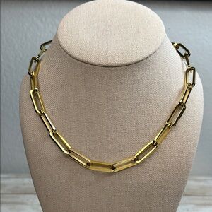 Victoria Emerson Gold Chain Link Necklace